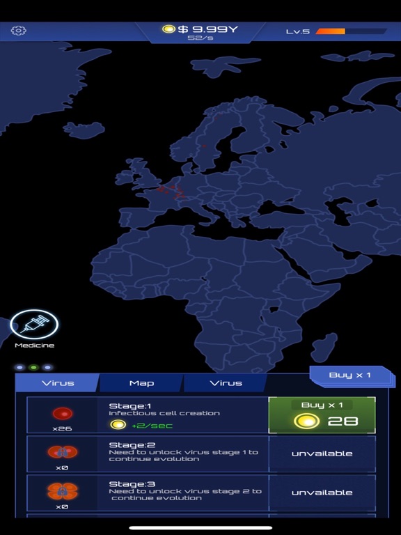 Epidemic Tycoon iPad screenshot
