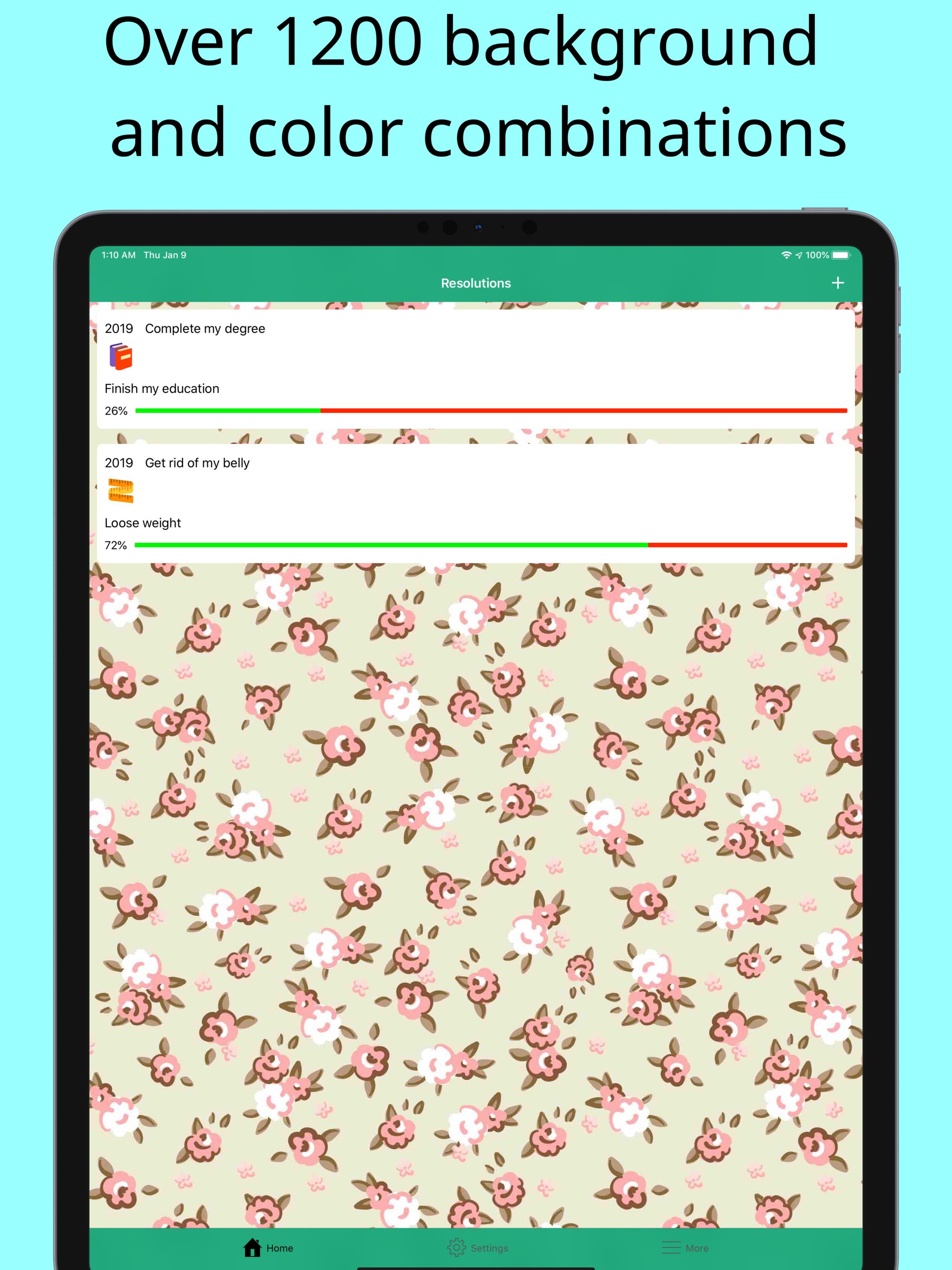 Yearly Resolutions screenshot 19