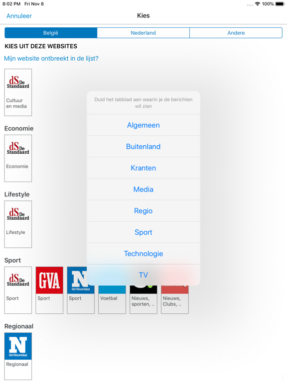 Screenshot #6 pour Mijn Nieuwsberichten