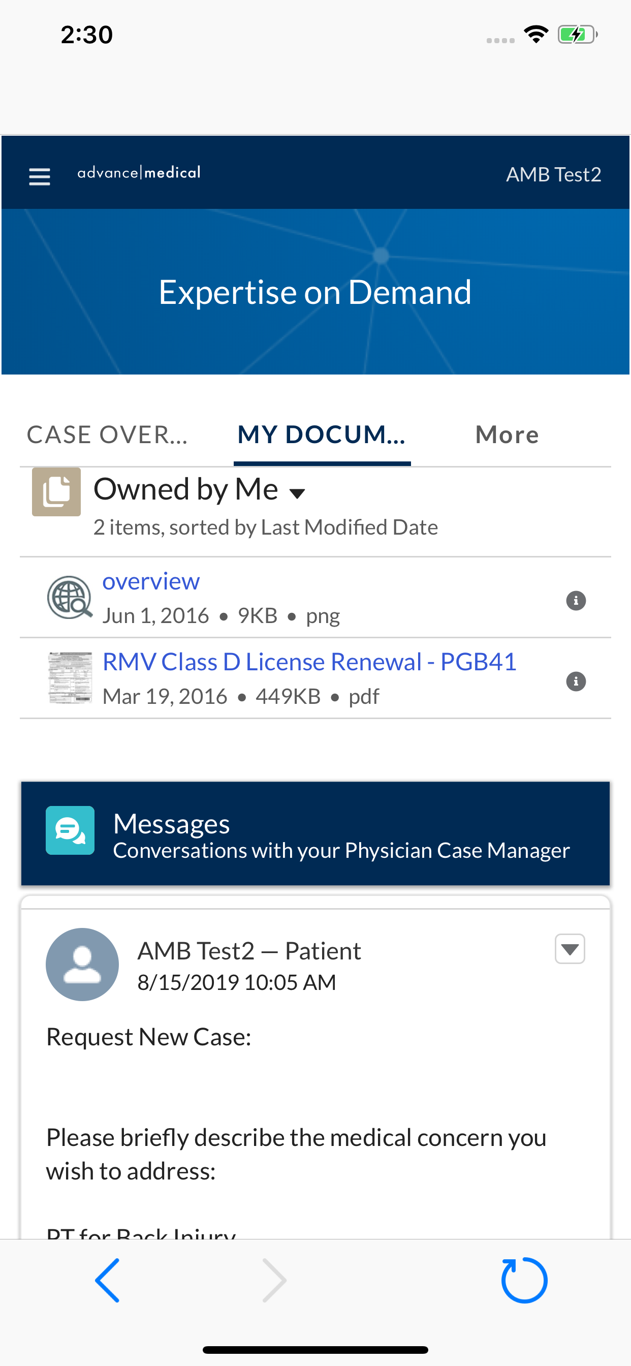 Advance Medical Member Portal screenshot 3