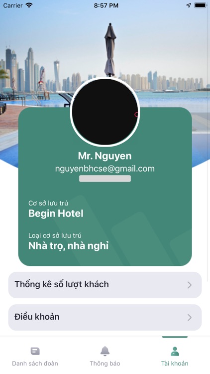 Khai báo tạm trú