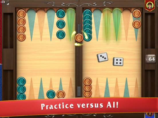 Backgammon Masters iPad app afbeelding 3