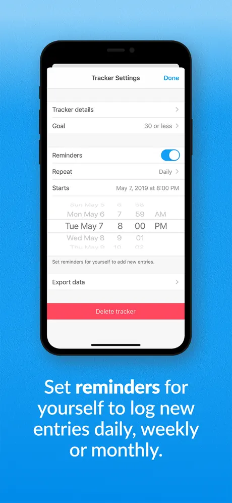TracKit Daily Tracker & Logger