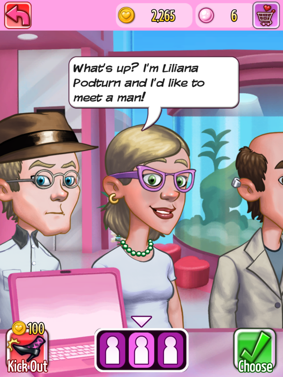 Kitty Powers' Speed Date iPad screenshot 4 - Games app