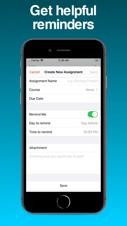 Trackr - Manage Assignments iPhone-skjermbilde 4