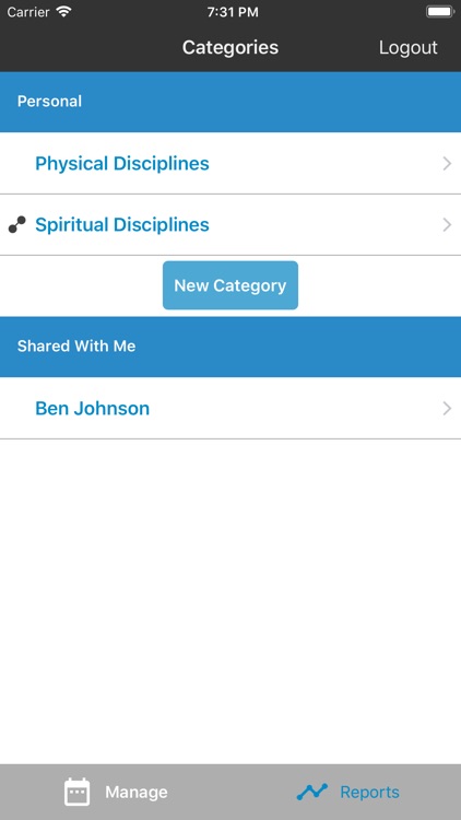 Accountable: Goal sharing tool