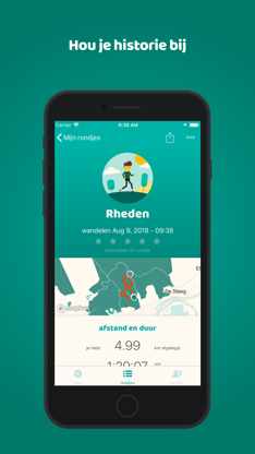 Rondje GPS Wandelen en Fietsen screenshot 3