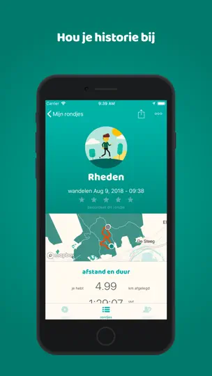 Скриншот Rondje GPS Wandelen En Fietsen на iPhone 3