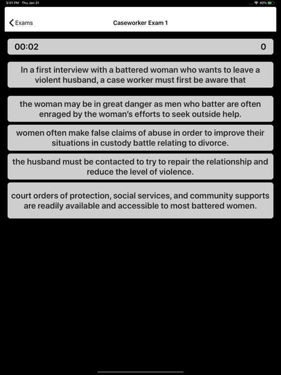 Screenshot #4 pour Caseworker Exam Prep