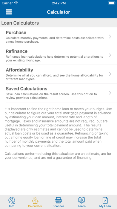 Farmers Mobile Mortgage Screenshot