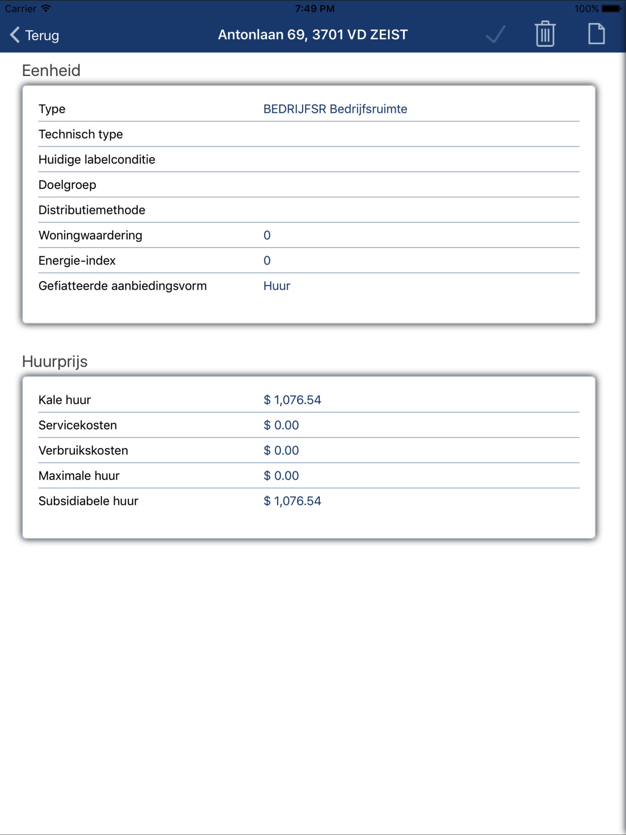 VerhuurApp R17 screenshot 3