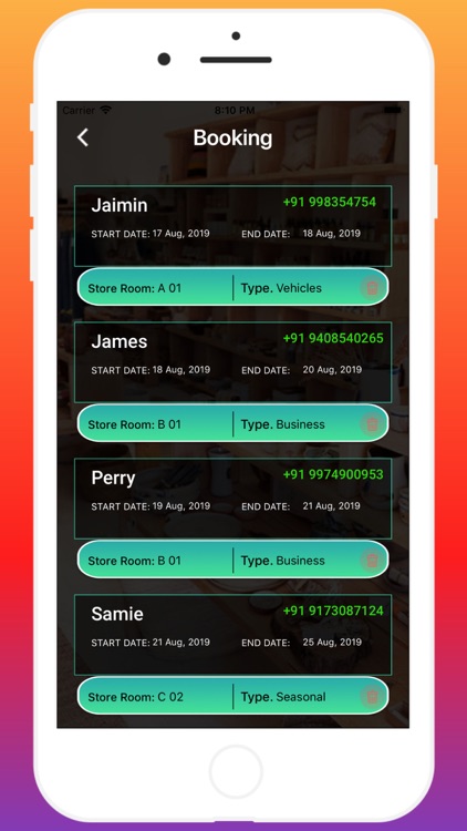 Store Room Booking Manager screenshot-5