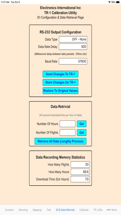 FCD-TR1 Adapter Application Screenshot