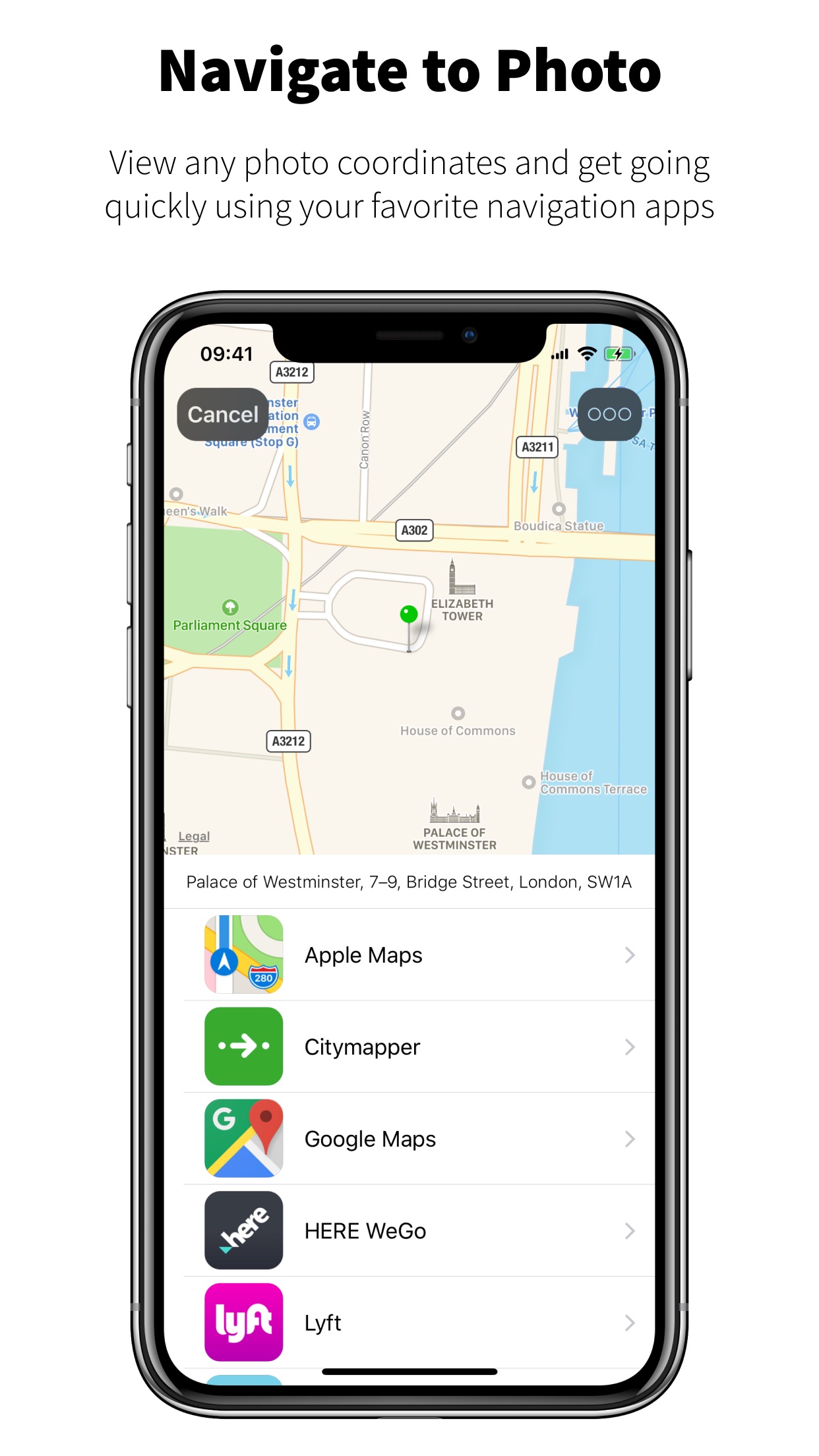 Screenshot do app Navigate to Photo