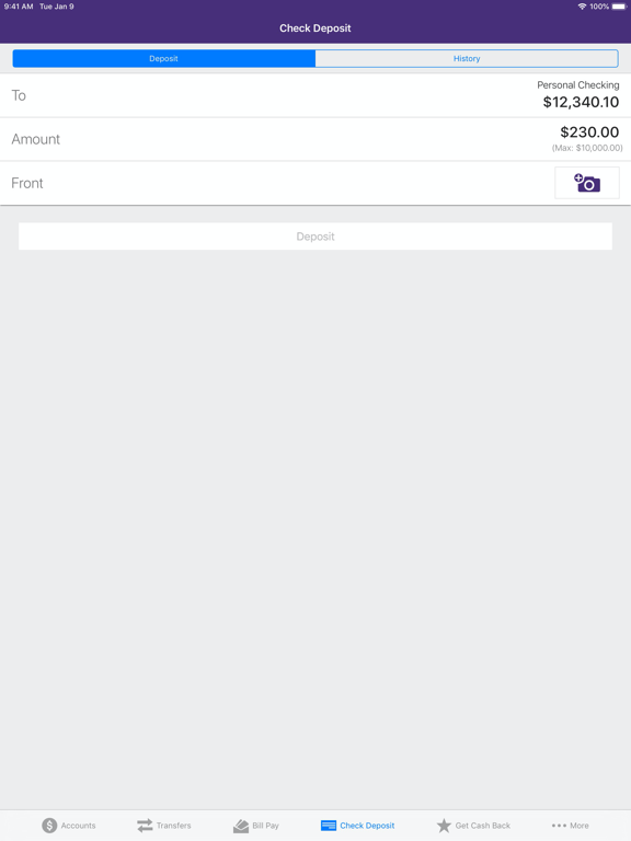 MECU Mobile iPad screenshot 7 - Finance app