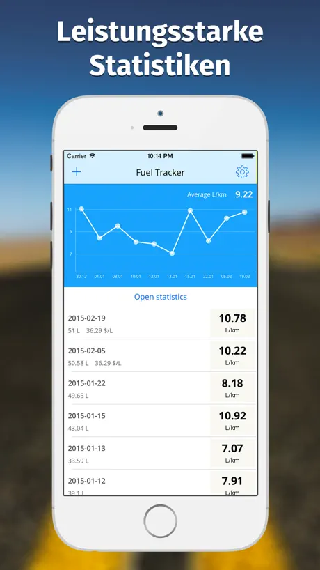 Fuel Tracker: Tankbuch