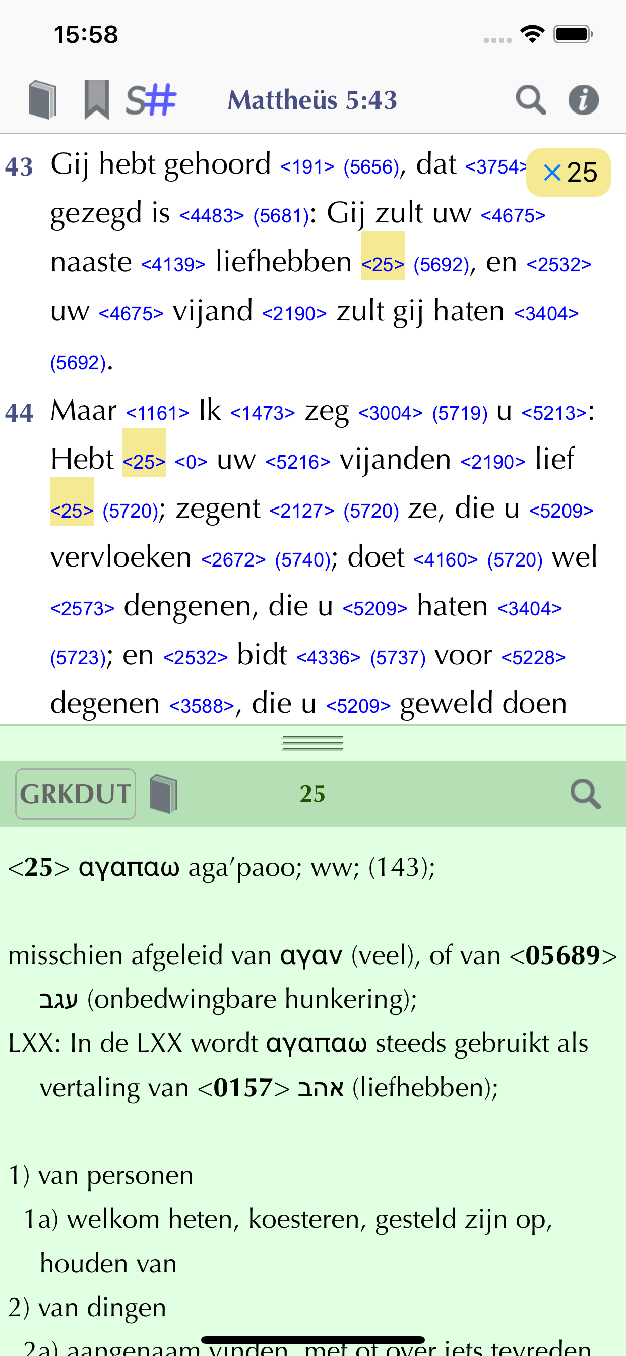 Importantia Studie Bijbel