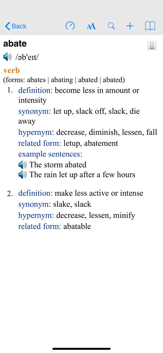 英語辞書 - 音声・単語帳機能付き