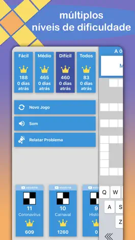 Game screenshot iCruzadinha Palavras Cruzadas hack