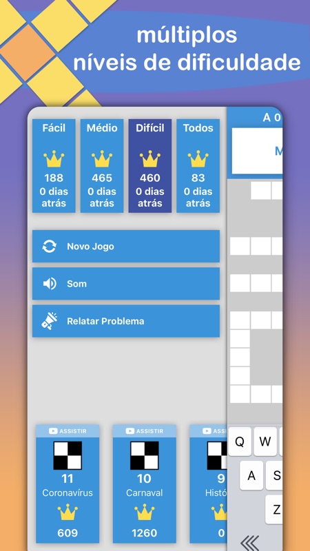 iCruzadinha Palavras Cruzadas screenshot 3