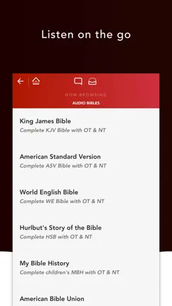 Audio Bibles iPhone image 2