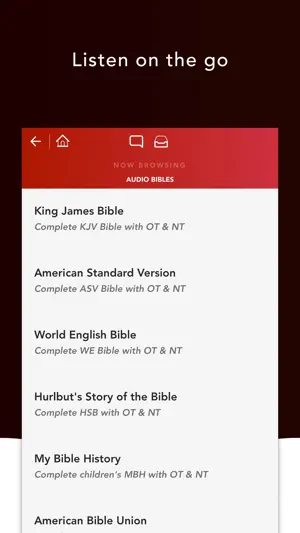 Audio Bibles screenshot 2