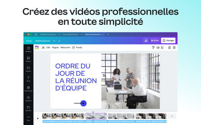 ‎Canva : Éditeur Photo et vidéo Capture d'écran