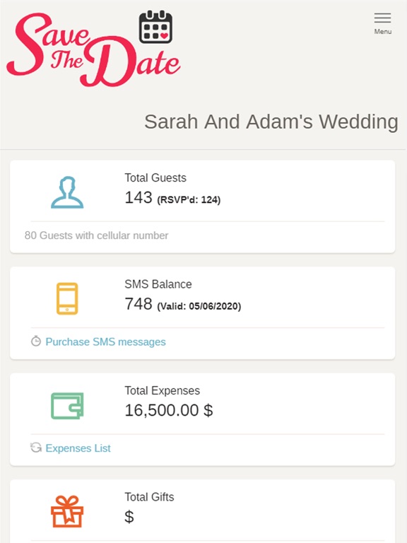 Screenshot #5 pour Save The Date Rsvp Your Event