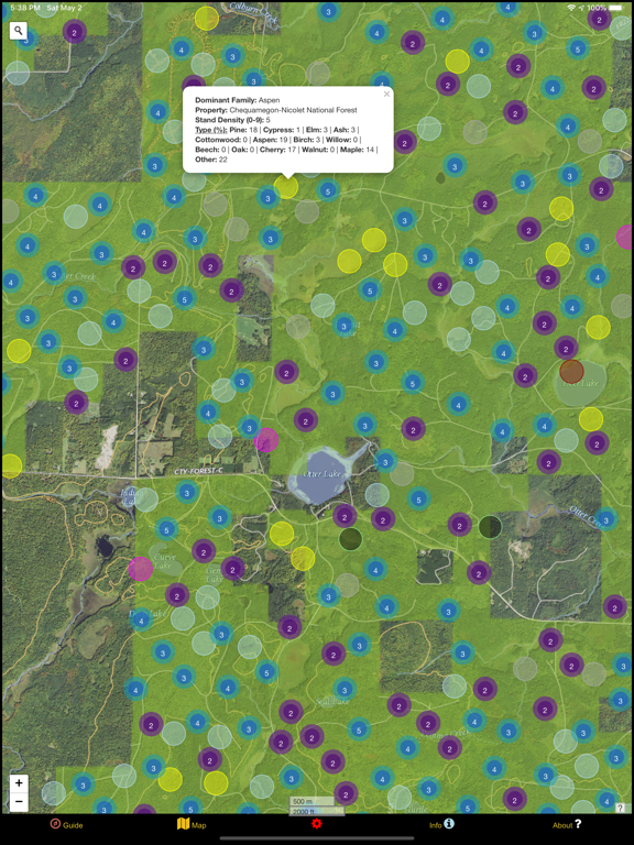 Screenshot #6 pour Wisconsin Mushroom Forager Map