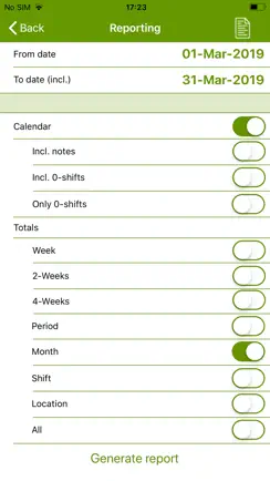 FlexR (Shift planner) iPhone image 4