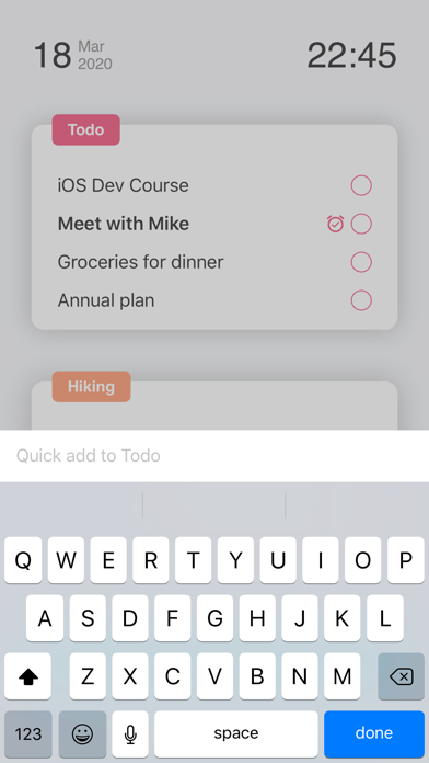 Listify - Simple Todo App Screenshot