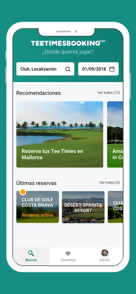 Tee Times Booking