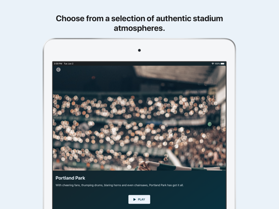 Crowd Sound iPad screenshot 2 - Sports app