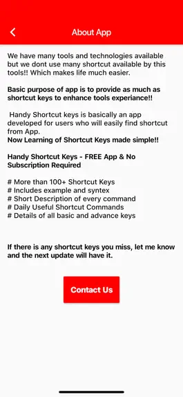 Game screenshot Handy Shortcut Keys apk