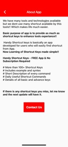 Handy Shortcut Keys screenshot #2 for iPhone