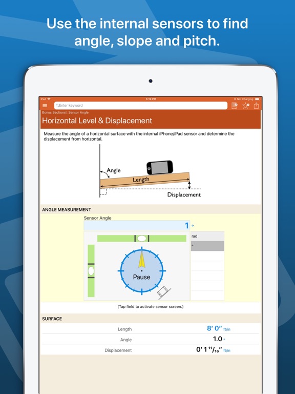 Home Improvement Calcs iPad screenshot 8 - Utilities app