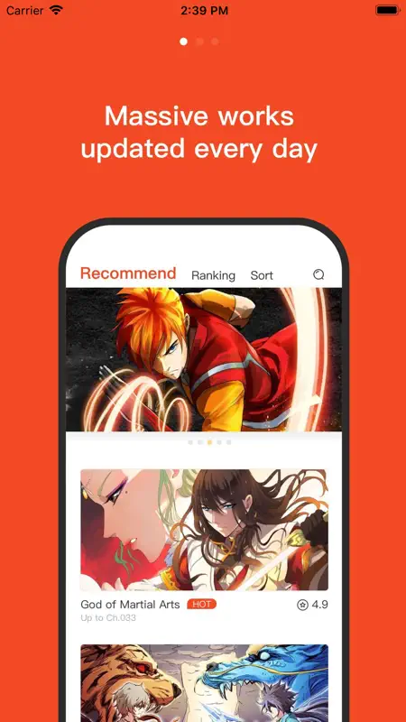 MangaHouse screenshot 1 of 3