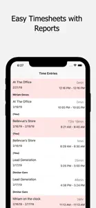 Timeero GPS Time Tracking screenshot #5 for iPhone