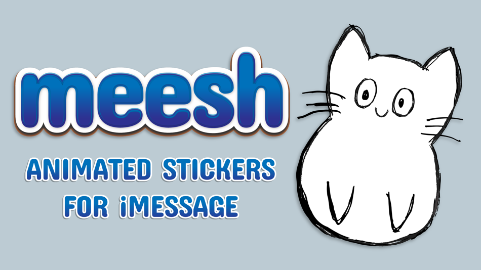 #7. Meesh Animated Cat (iOS) 由: Rebecca Turkington