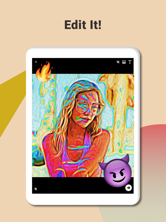 Deep Fried iPad screenshot 4 - Photo & Video app