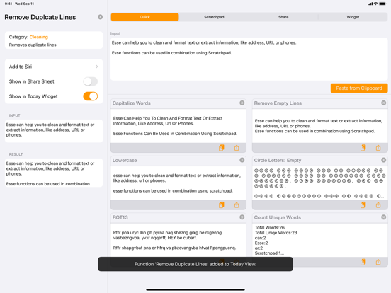 Esse iPad screenshot 4 - Utilities app