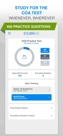 Game screenshot COA Practice Test Prep mod apk