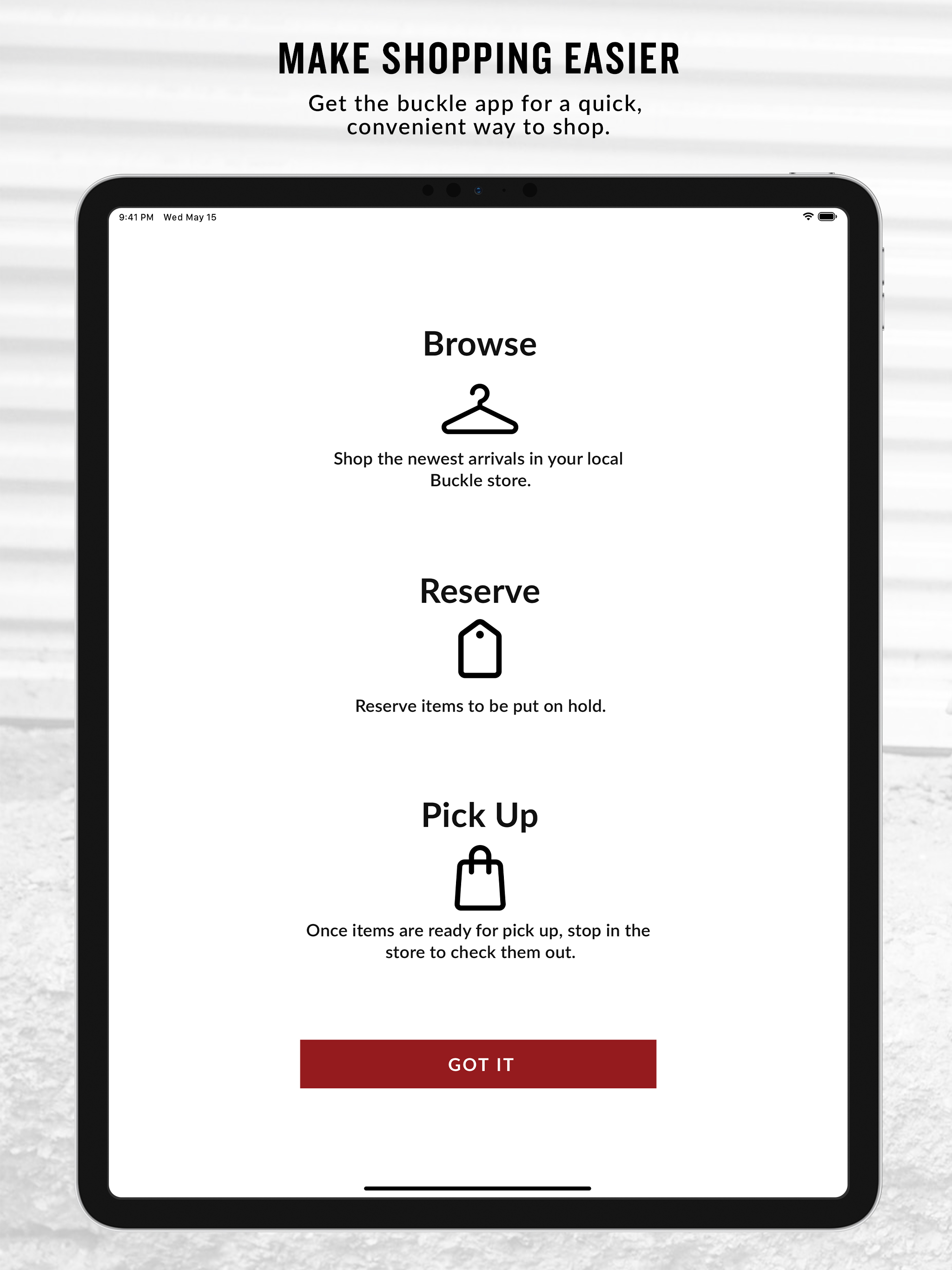 Buckle - Shop & Reserve screenshot 5