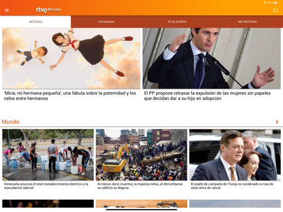 Screenshot #4 pour RTVE Noticias
