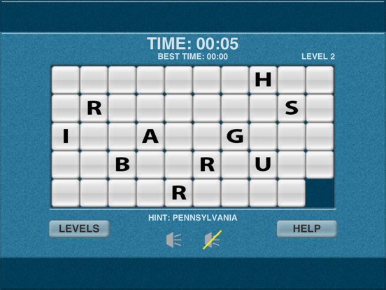 Screenshot #6 pour States & Capitals Word Slide