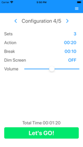 Simple Interval Timer screenshot