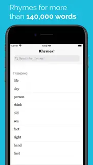 rhymes! iphone screenshot 1