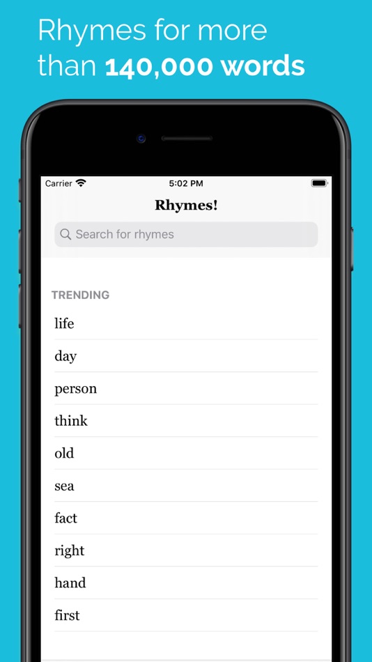 #1. Rhymes! (iOS) 由: Alexey Tataurov