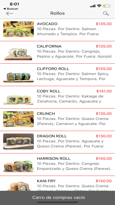 Yapanizz Sushi Bar Kosher screenshot