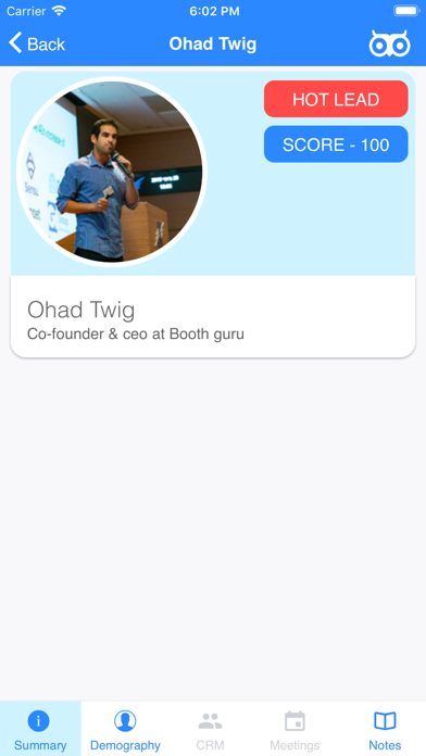 Booth Guru Sales Screenshot